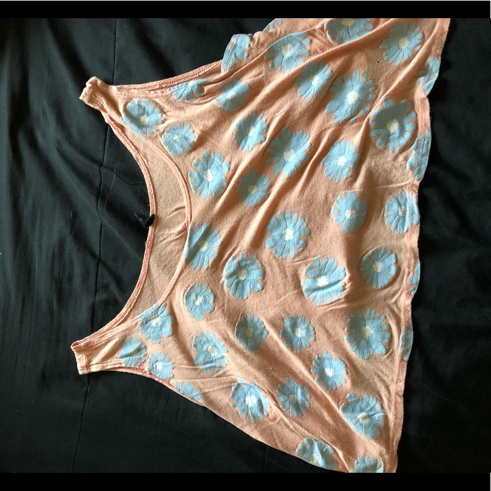 Flower crop top